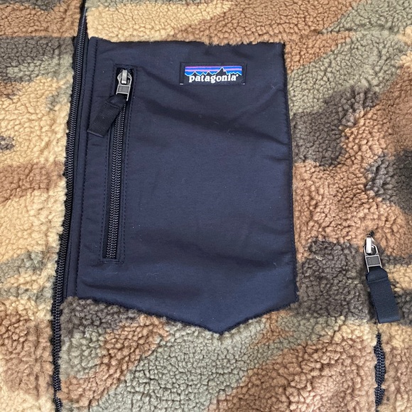 New Patagonia Kansas sky classic tan Camo full zip retro X jacket Sz XXL only - Picture 2 of 13